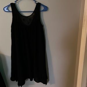 EUC BLACK HANDKERCHIEF HEM DRESS